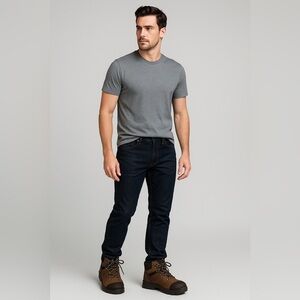 1061- Cat Caterpillar Waterproof Steel Toe Men’s Ankle Boots Size 9.5 NWT